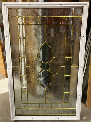 Frosted Glass Insert with Gold Trim (White/Black Options)