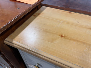 Brown Topped Extended Dresser