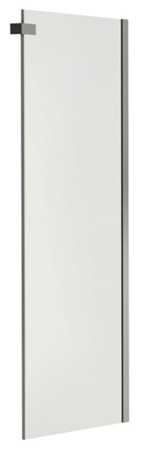 MAAX Halo Return Panel for 32-in Base - Clear Glass and Chrome Finish