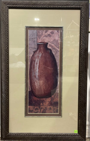 Vase Painting with Dark Frame