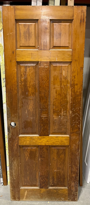 Wood Deep Brown Interior Door (30” x 79.5”)