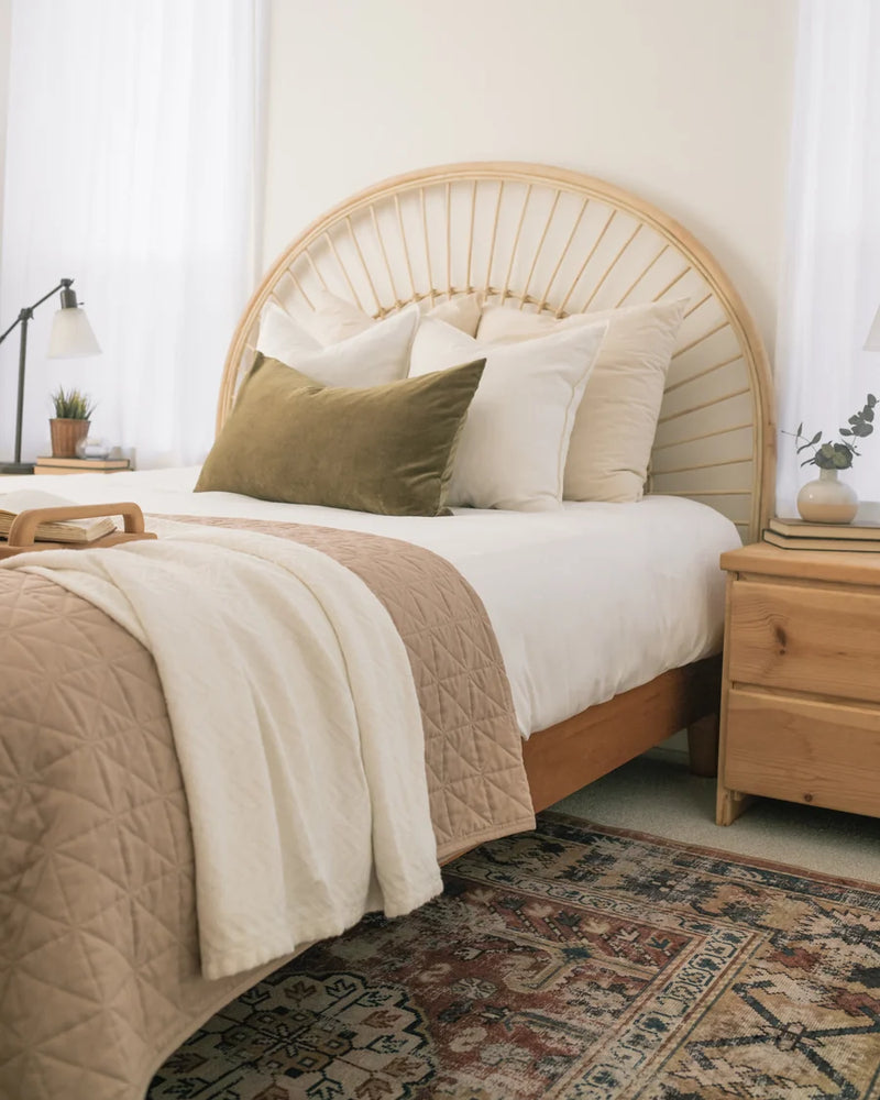 SUNRISE Rattan Queen Headboard