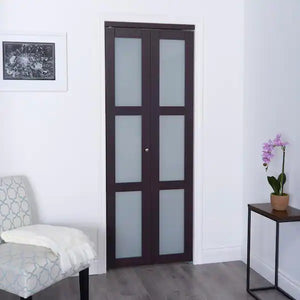 Euro 3-Lite Bi-Fold Door Iron Age 36” X 80”