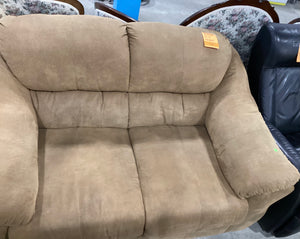 Beige loveseat