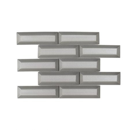 Silver Ingot Glass Mosaic