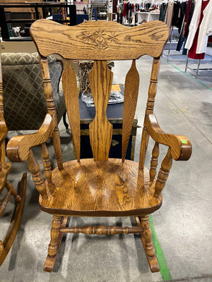 Thick Wooden Rocking Chair