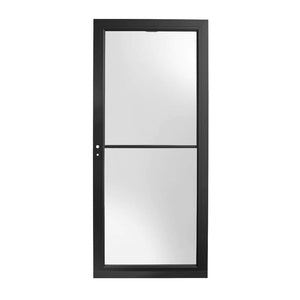 34” x 80” Black 3000 Series Full View Retractable Storm Door