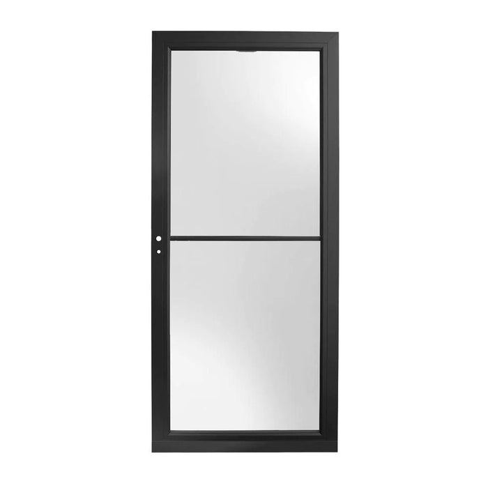 32” x 80” Black 3000 Series Full View Retractable Storm Door