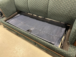 Emerald Green 3-seater Pull-out Couch