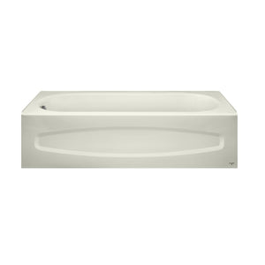 American Standard Sonoma Porcelain Enamelled Steel Bath 60-in x 30-in White Right-Hand Drain