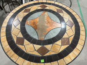 Outdoor Mosaic Round Table