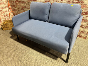 Simple Blue IKEA Loveseat