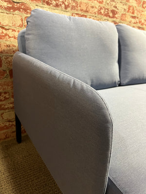 Simple Blue IKEA Loveseat