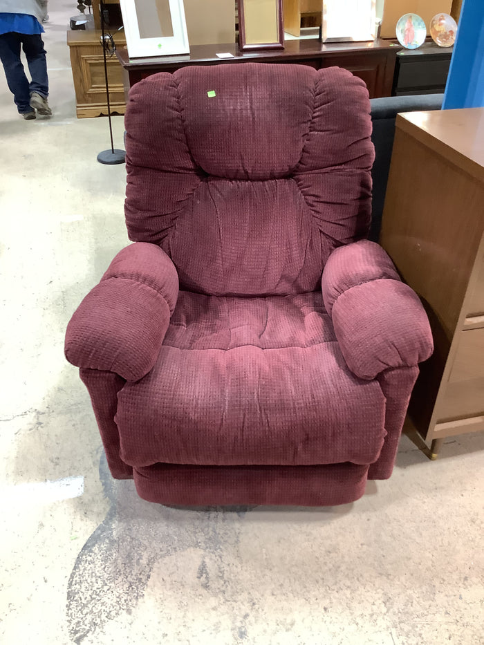 Maroon Reclining Armchair