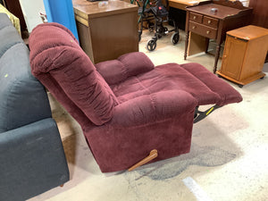 Maroon Reclining Armchair