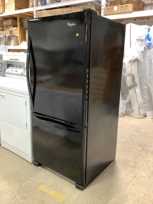 Black Whirpool Fridge