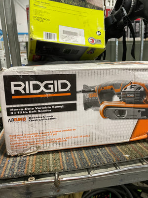 Rigid 3 x 18 Belt Sander Habitat for Humanity Greater Ottawa