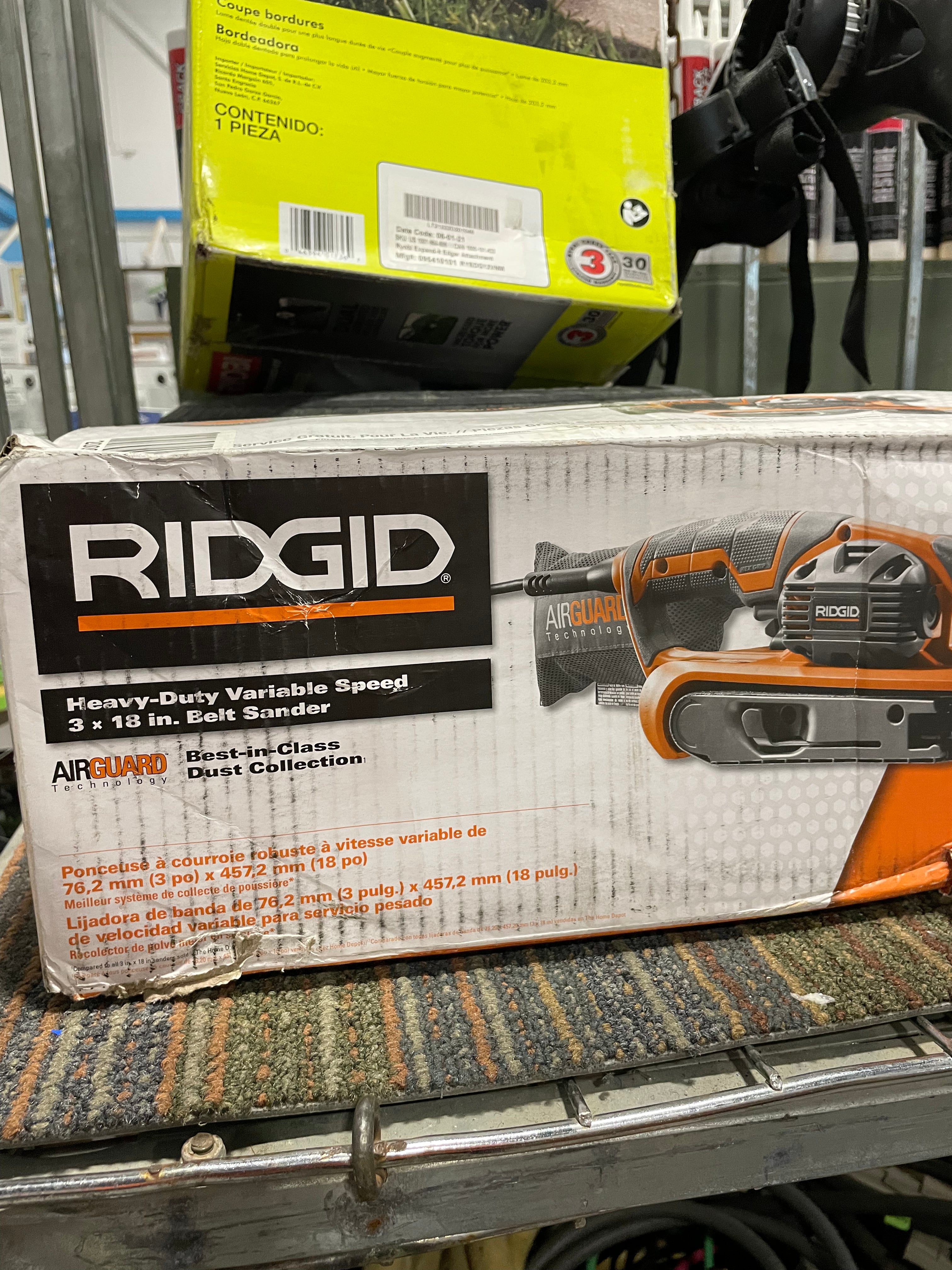 Rigid 3 x 18 Belt Sander Habitat for Humanity Greater Ottawa