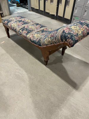 Long Floral Lounge Chair