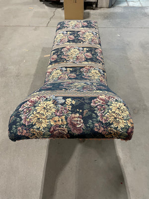 Long Floral Lounge Chair