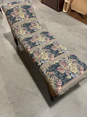 Long Floral Lounge Chair