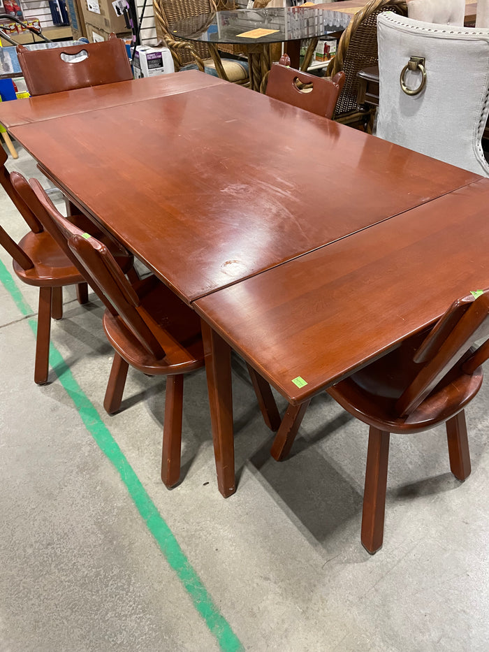 Brown Extendable Dining Table