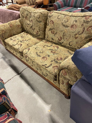 Floral Designed Large Couch