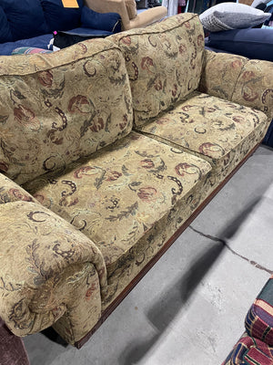 Floral Designed Large Couch