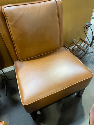 Camel Colour Genuine Leather Chair