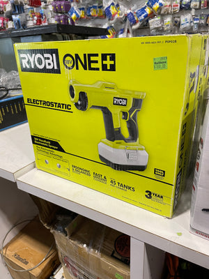 Ryobi one+ 18v online cordless handheld electrostatic sprayer