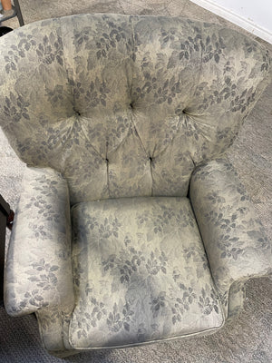 Floral Green Love-seat