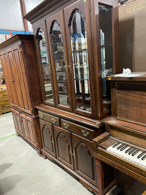 Glass Door Buffet + Hutch