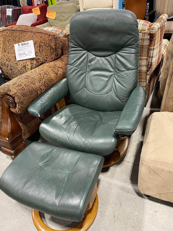 Dark Green Stressless Chair