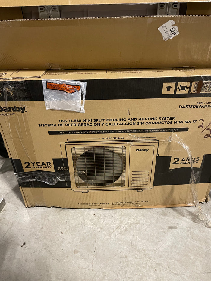 Danby 12K BTU Ductless Mini Split Cooling & Heating System