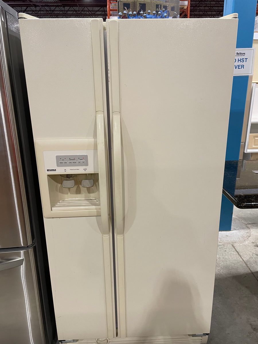 Kenmore Light Beige Double Door Fridge Habitat for Humanity Greater