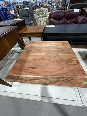 Modern Square Shaped Wood Coffee Table