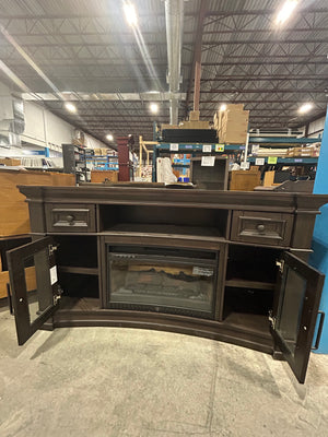 Media Console Electric Fireplace