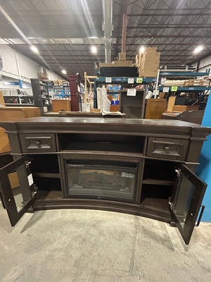 Media Console Electric Fireplace