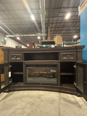 Media Console Electric Fireplace