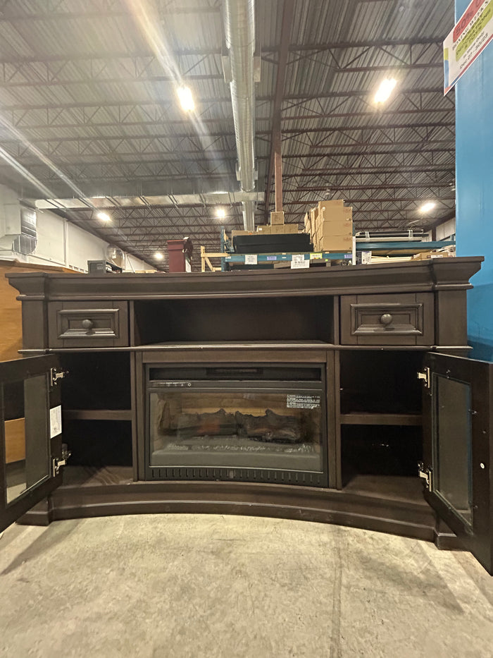 Media Console Electric Fireplace