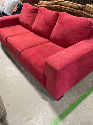 Red Three Seater Couch