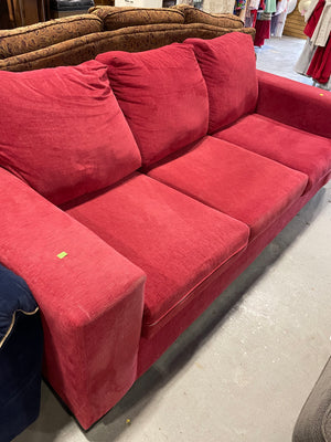 Red Three Seater Couch