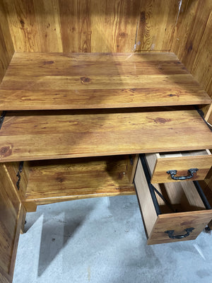 Wardrobe Desk with Filing Drawers