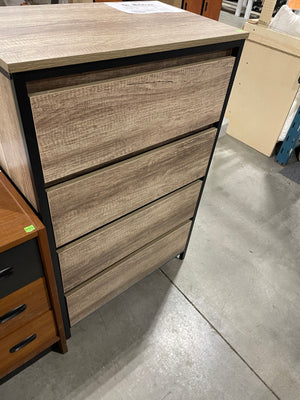 Metal + Wood Grain Dresser