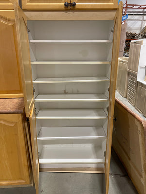 Honey Coloured Raised - Panel Kitchen