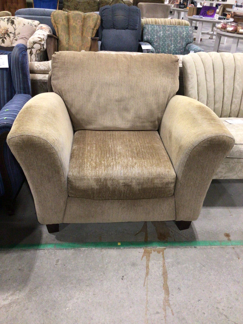 Large Tan Armchair
