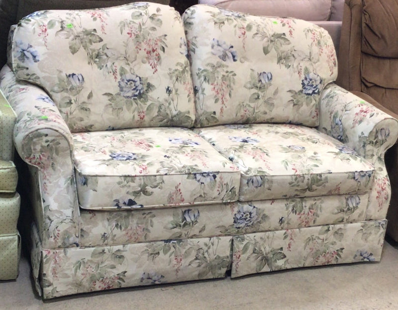 Floral Patterned Loveseat