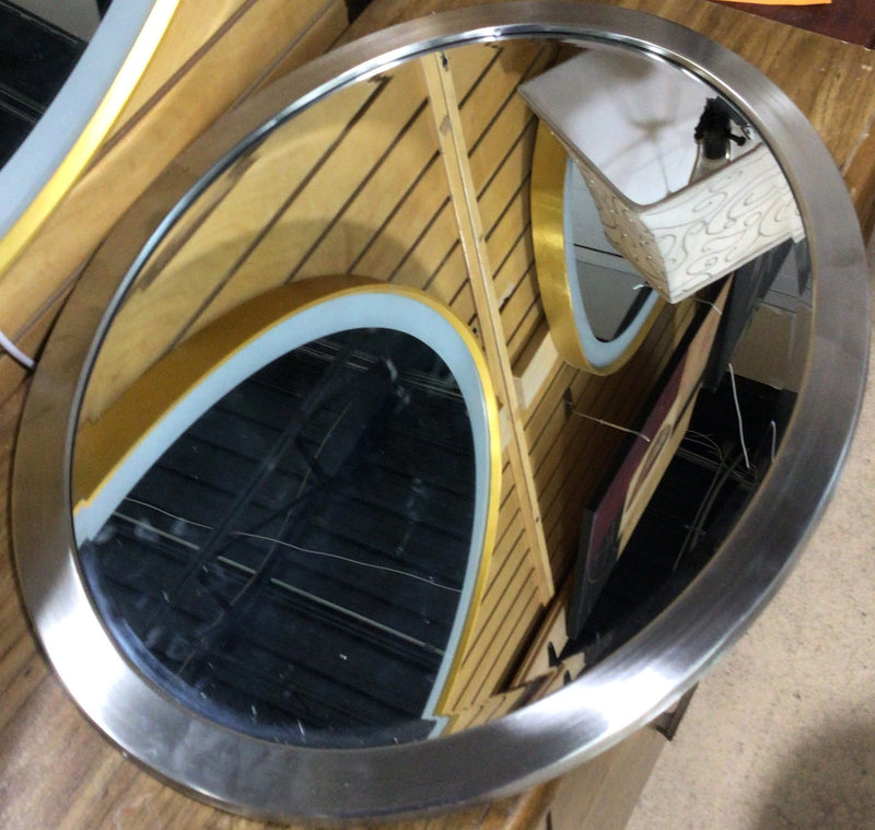 Framed Oval Mirror