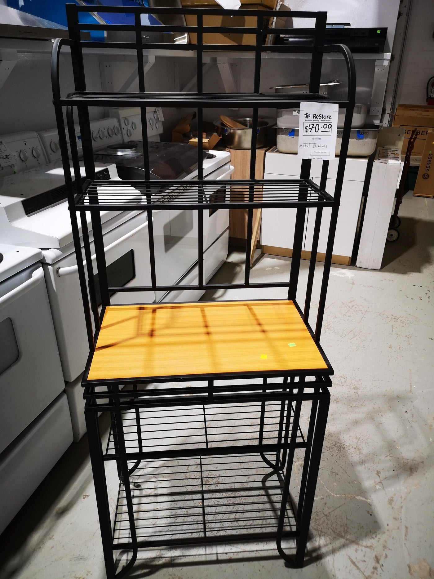 Goodwill Bakers Rack Baker's Rack – Habitat for Humanity Greater Ottawa ReStore