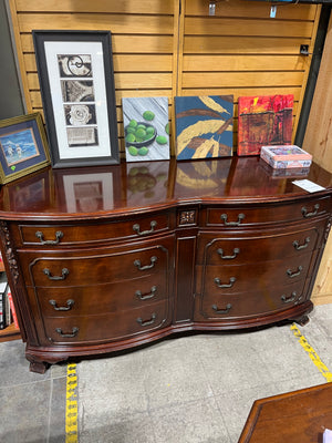 8-Drawer Carved Sideboard